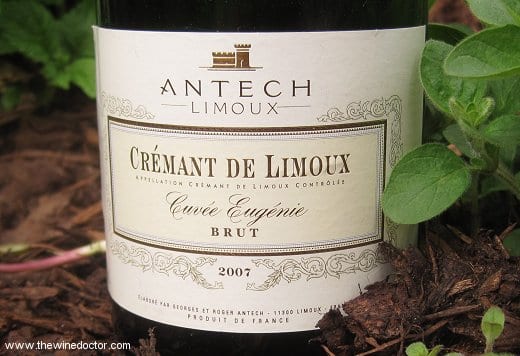 Antech Crémant de Limoux Cuvée Eugénie 2007 Antech Crémant de Limoux Cuvée Eugénie 2007