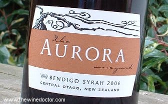 The Aurora Vineyard Syrah 2006