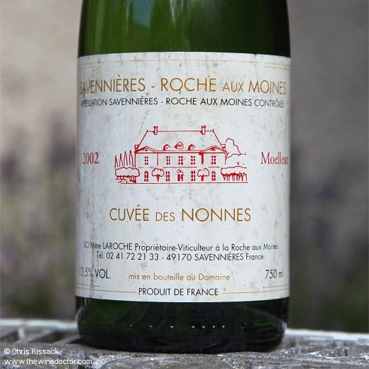 Domaine aux Moines Savennières Roche-aux-Moines Moelleux Cuvée des Nonnes 2002 Domaine aux Moines Savennières Roche-aux-Moines Moelleux Cuvée des Nonnes 2002