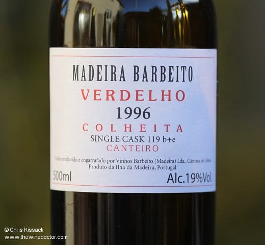 Barbeito Madeira Verdelho Colheita 1996 Barbeito Madeira Verdelho Colheita 1996