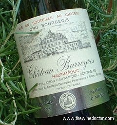 Château Barreyres 2003 Chateau Barreyres 2003