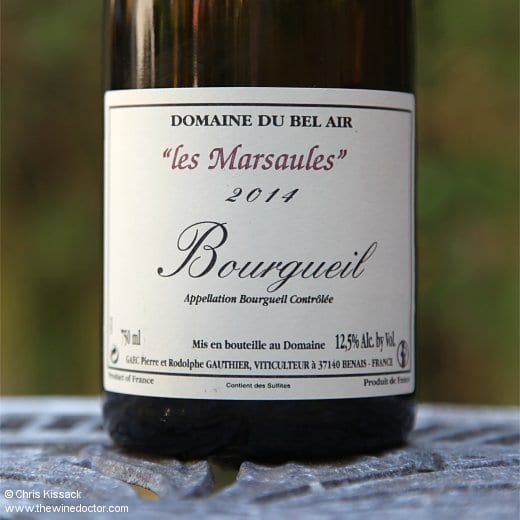 Domaine du Bel Air Bourgueil Les Marsaules 2014 Domaine du Bel Air Bourgueil Les Marsaules 2014
