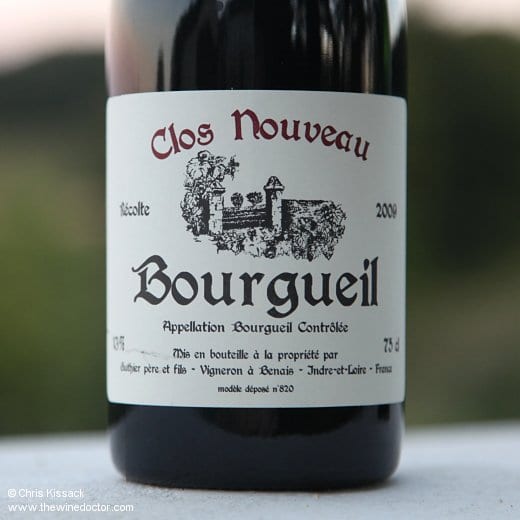 Domaine Bel Air Bourgueil Clos Nouveau 2009 Domaine Bel Air Bourgueil Clos Nouveau 2009