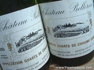 Château Bellerive Quarts de Chaume 1985 Chateau Bellerive Quarts de Chaume 1985
