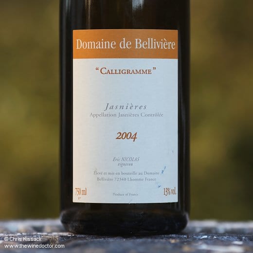 Domaine de Bellivière Jasnières Calligramme 2004 Domaine de Bellivière Jasnières Calligramme 2004