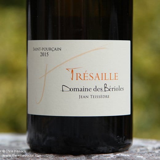 Domaine des Bérioles Saint-Pourçain Trésaille 2015 Domaine des Bérioles Saint-Pourçain Trésaille 2015