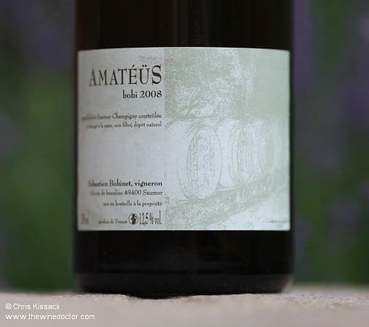 Sébastien Bobinet Saumur-Champigny Amatéüs Bobi 2008 Sebastien Bobinet Saumur-Champigny Amateus Bobi 2008