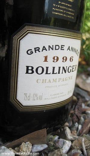 Bollinger La Grande Année 1996