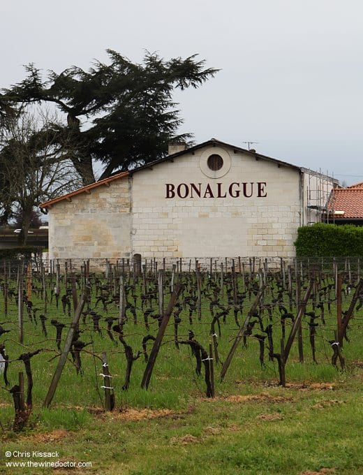 The chai at Château Bonalgue, April 2013 Château Bonalgue