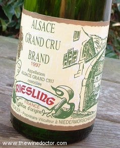 Albert Boxler Riesling Grand Cru Brand 1997