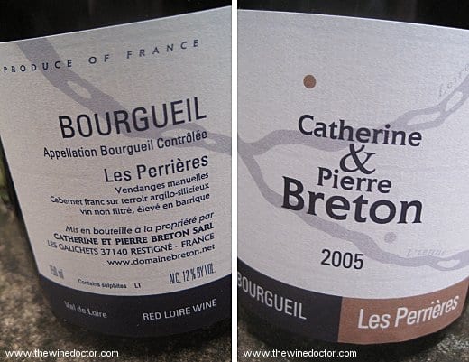 Catherine & Pierre Breton Bourgueil Les Perrieres 2005 Catherine & Pierre Breton Bourgueil Les Perrieres 2005