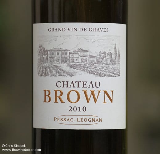 Château Brown Blanc 2010 Château Brown Blanc 2010