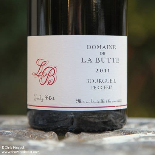 Domaine de la Butte Bourgueil Perrières 2011 Domaine de la Butte Bourgueil Perrières 2011
