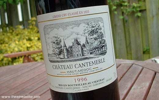Château Cantemerle 1996 Chateau Cantemerle 1996