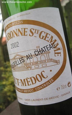 Chateau Caronne-Ste-Gemme 2002