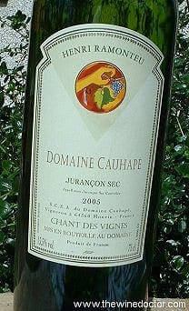 Domaine Cauhapé Jurançon Sec Chant des Vignes 2005 Domaine Cauhape Jurancon Sec Chant des Vignes 2005