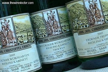 Joh. Jos. Christoffel-Erben Urziger Wurzgarten Riesling Kabinett Trocken 2005