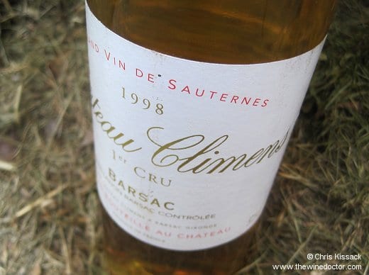 Château Climens 1998 Chateau Climens 1998