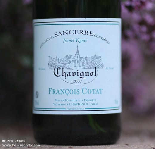 François Cotat Sancerre Jeunes Vignes 2007 François Cotat Sancerre Jeunes Vignes 2007