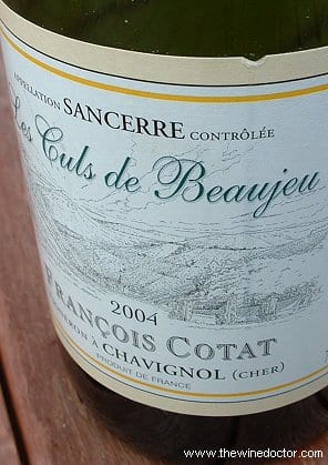 François Cotat Sancerre Les Culs de Beaujeu 2004