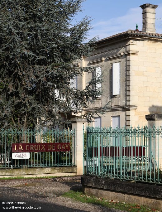 Château La Croix de Gay, October 2013 Château La Croix de Gay