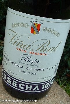 CVNE Rioja Gran Reserva Viña Real 1976 CVNE Rioja Gran Reserva Viña Real 1976