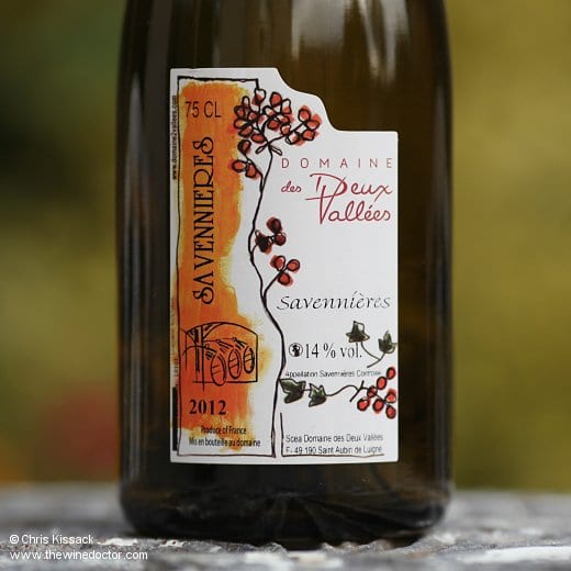 Domaine des Deux Vallées Savennières 2012 Domaine des Deux Vallées Savennières 2012