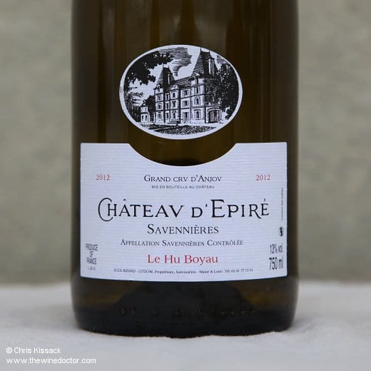 Château d'Epiré Savennières Le Hu Boyau 2012 Château d'Epiré Savennières Le Hu Boyau 2012