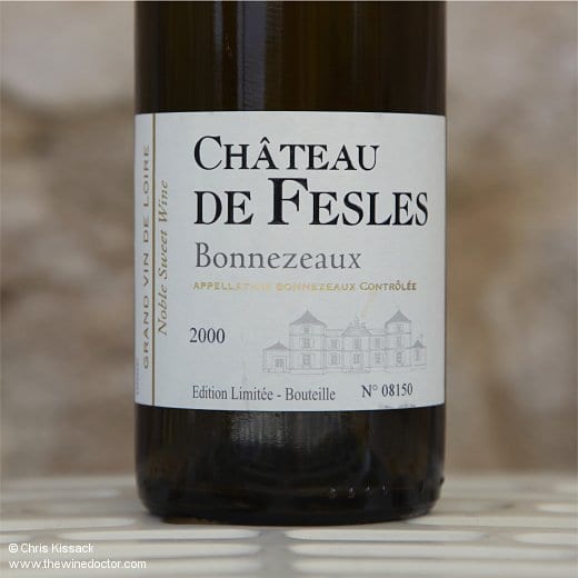Château de Fesles Bonnezeaux 2000 Chateau de Fesles Bonnezeaux 2000