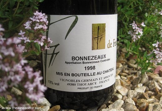 Château de Fesles 'F de Fesles' Bonnezeaux 1998 Chateau de Fesles 'F de Fesles' Bonnezeaux 1998