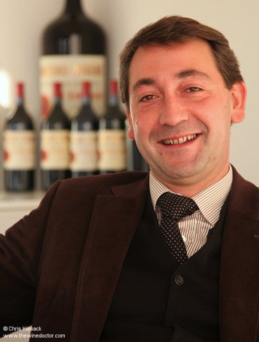 Frédéric Faye, Château Figeac, April 2016 Bordeaux 2015