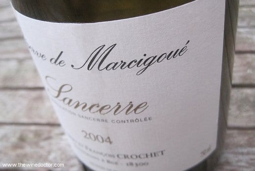 François Crochet Sancerre Réserve de Marcigoué 2004 Francois Crochet Sancerre Reserve de Marcigoue 2004