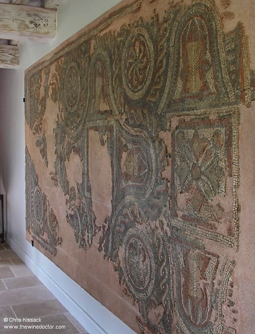 Tesserae mosaics at Château La Gaffelière, June 2014 Château La Gaffelière