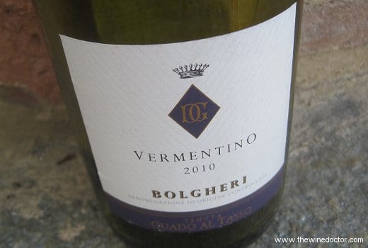 Tenuta Guado al Tasso Bolgheri Vermentino 2010 Tenuta Guado al Tasso Bolgheri Vermentino 2010