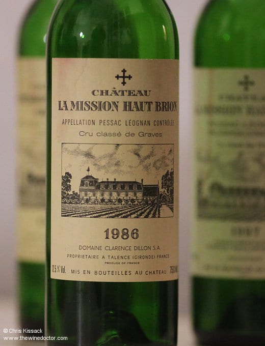 Château La Mission Haut-Brion 1986 A High Time with Haut-Brion