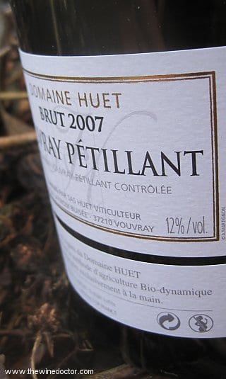Domaine Huet Vouvray Petillant 2007