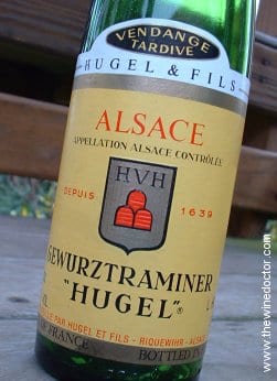 Hugel Gewurztraminer Vendange Tardive 1991 Hugel Gewurztraminer Vendange Tardive 1991