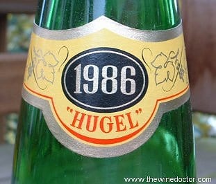 Hugel Pinot Gris Vendange Tardive 1986 Hugel Pinot Gris Vendange Tardive 1986