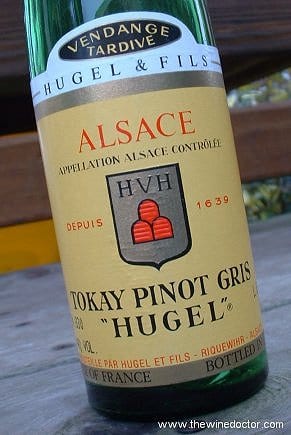 Hugel Pinot Gris Vendange Tardive 1986 Hugel Pinot Gris Vendange Tardive 1986