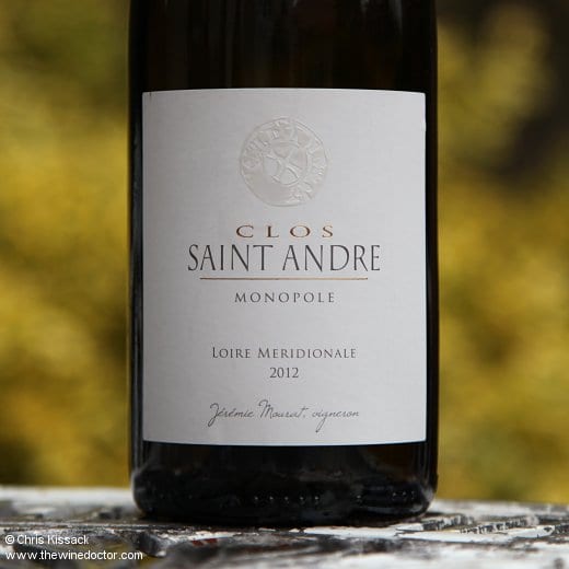 Jérémie Mourat Fiefs Vendéens Mareuil Clos Saint-André 2012 Jérémie Mourat Fiefs Vendéens Mareuil Clos Saint-André 2012