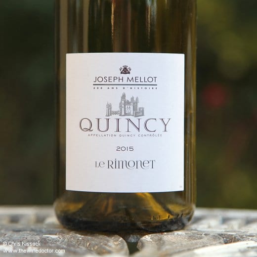 Joseph Mellot Quincy Le Rimonet 2015 Joseph Mellot Quincy Le Rimonet 2015