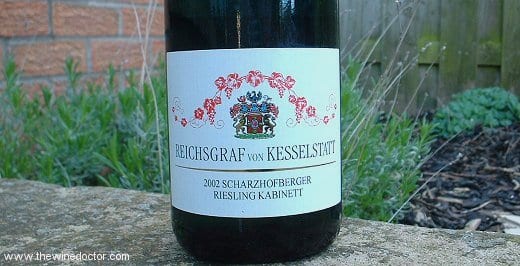 Reichsgraf von Kesselstatt Scharzhofberger Riesling Kabinett 2002 Reichsgraf von Kesselstatt Scharzhofberger Riesling Kabinett 2002