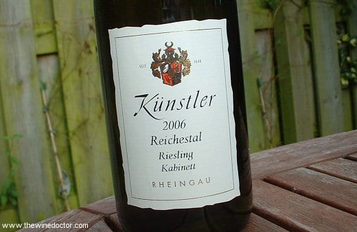 Künstler Hochheimer Reichestal Riesling Kabinett 2006 Kunstler Hochheimer Reichestal Riesling Kabinett 2006