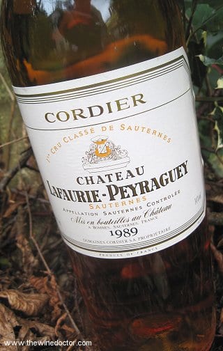 Chateau Lafaurie-Peyraguey 1989
