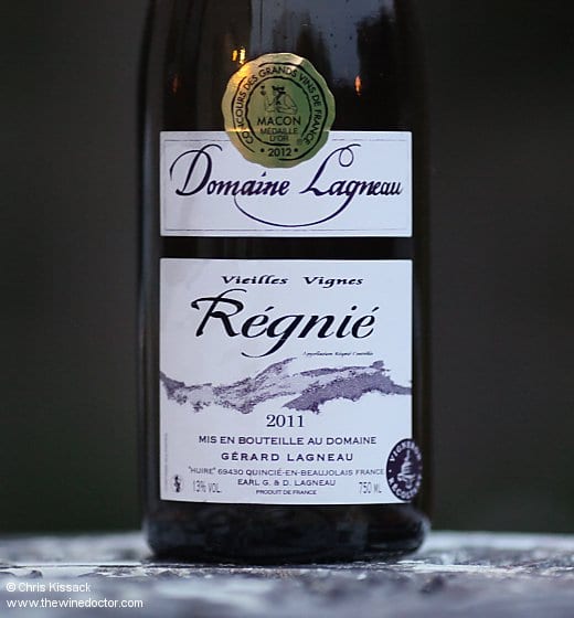 Domaine Lagneau Régnié Vieilles Vignes 2011 Domaine Lagneau Régnié Vieilles Vignes 2011