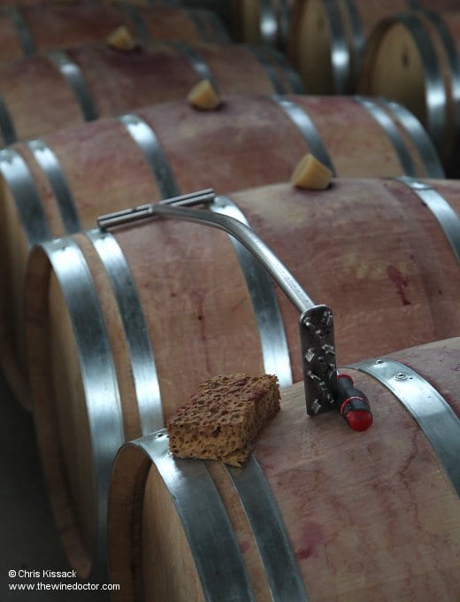 Barrels of the 2014 vintage, Château Le Gay, October 2015 Bordeaux 2014