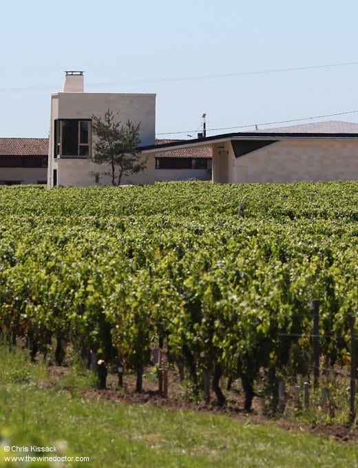 The new chai at Le Pin, July 2012 Bordeaux 2006