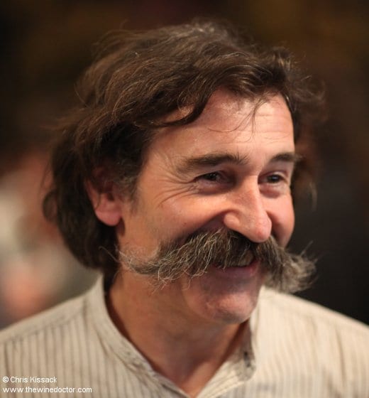 Jo Landron of Domaine de la Louvetrie, pleased with the quality in 2012, pictured February 2013 Muscadet 2012