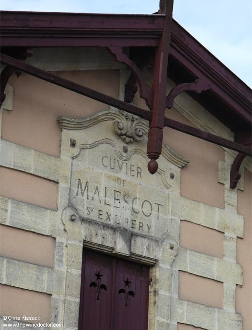 The cuvier at Château Malescot St-Exupéry, April 2018 Château Malescot St-Exupéry