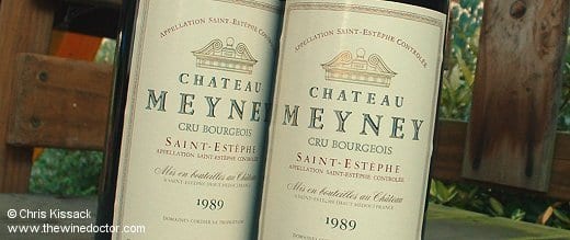 Chateau Meyney 1989